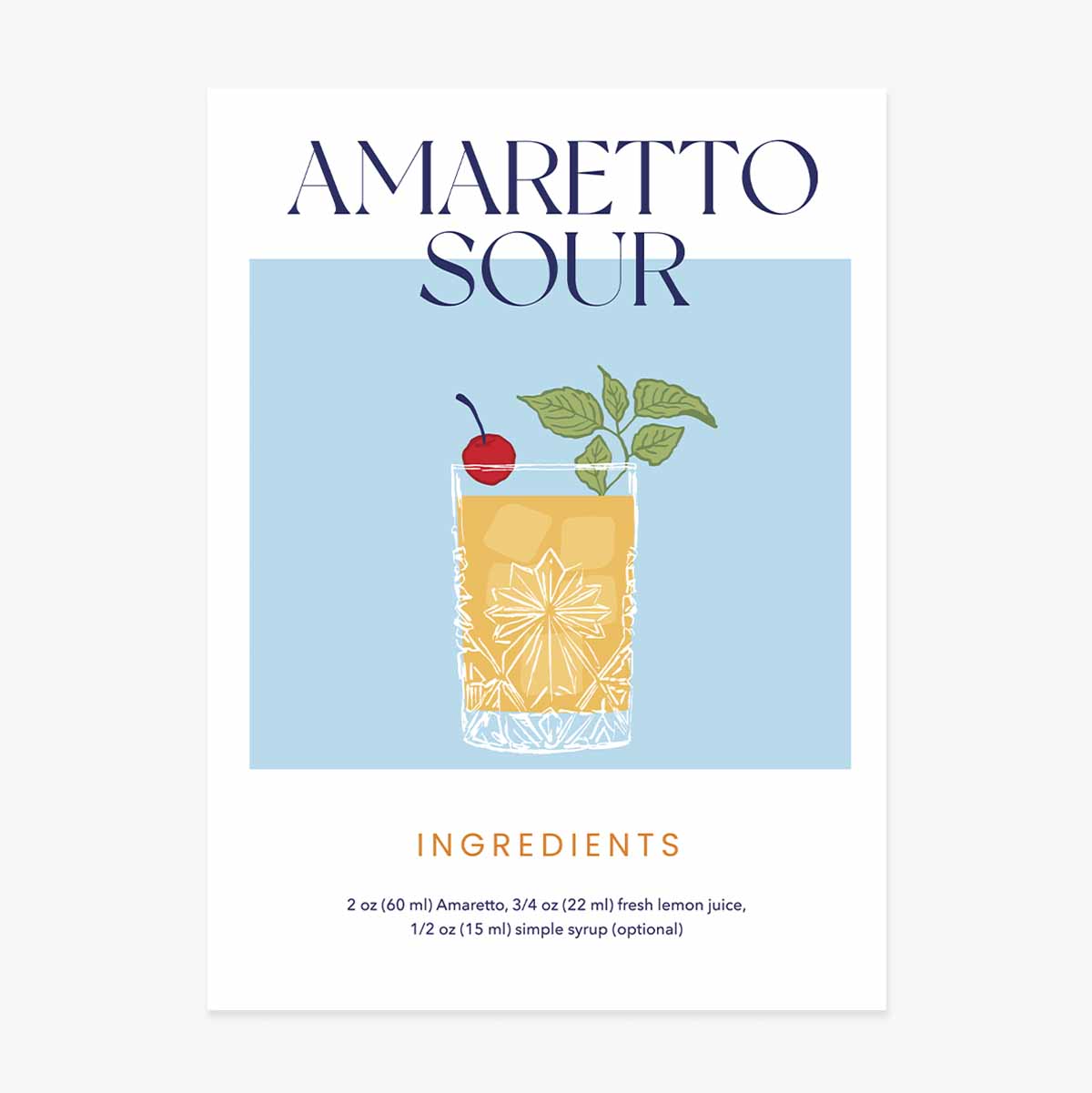 Amaretto Sour Poster