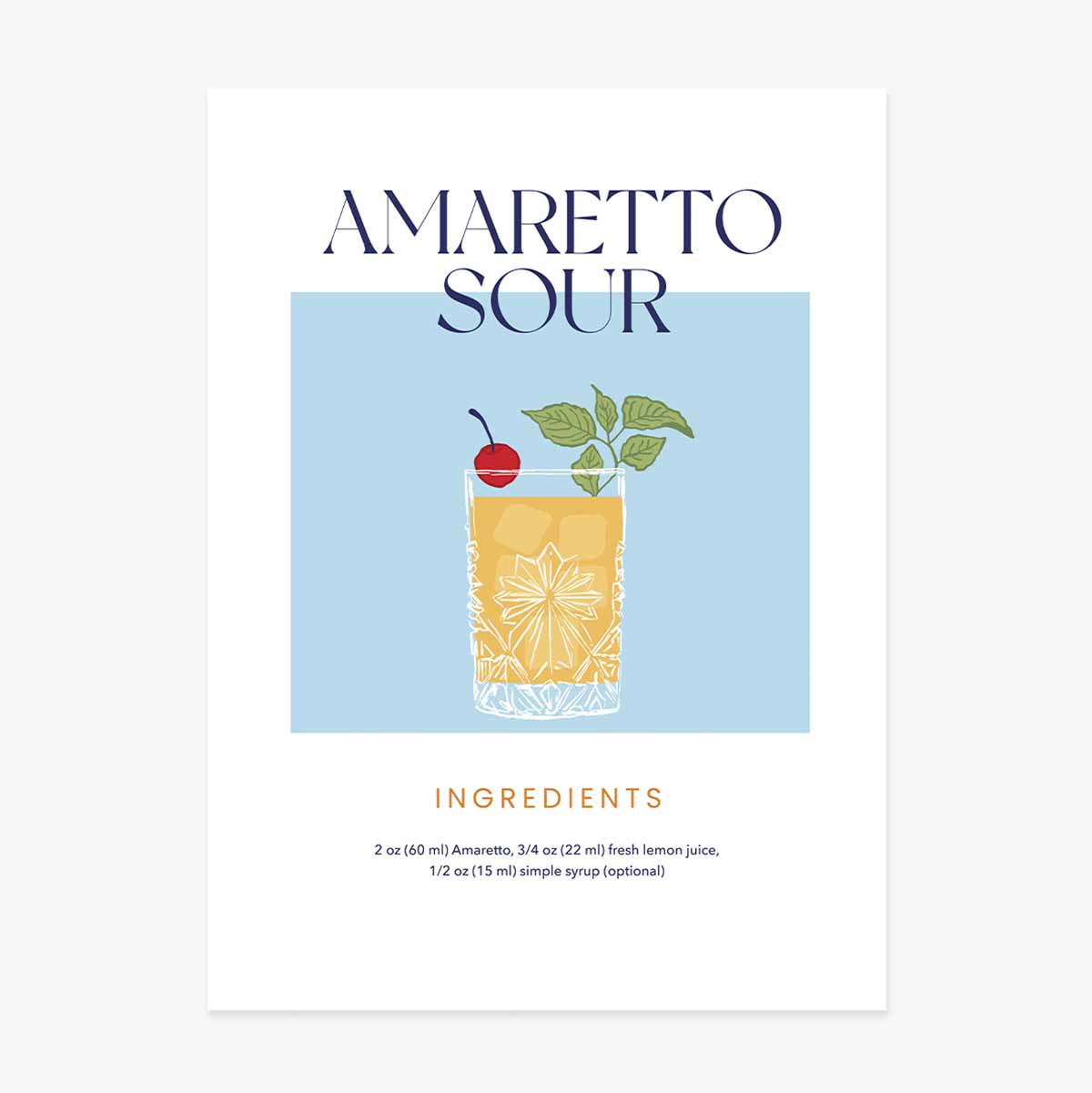 Amaretto Sour Poster