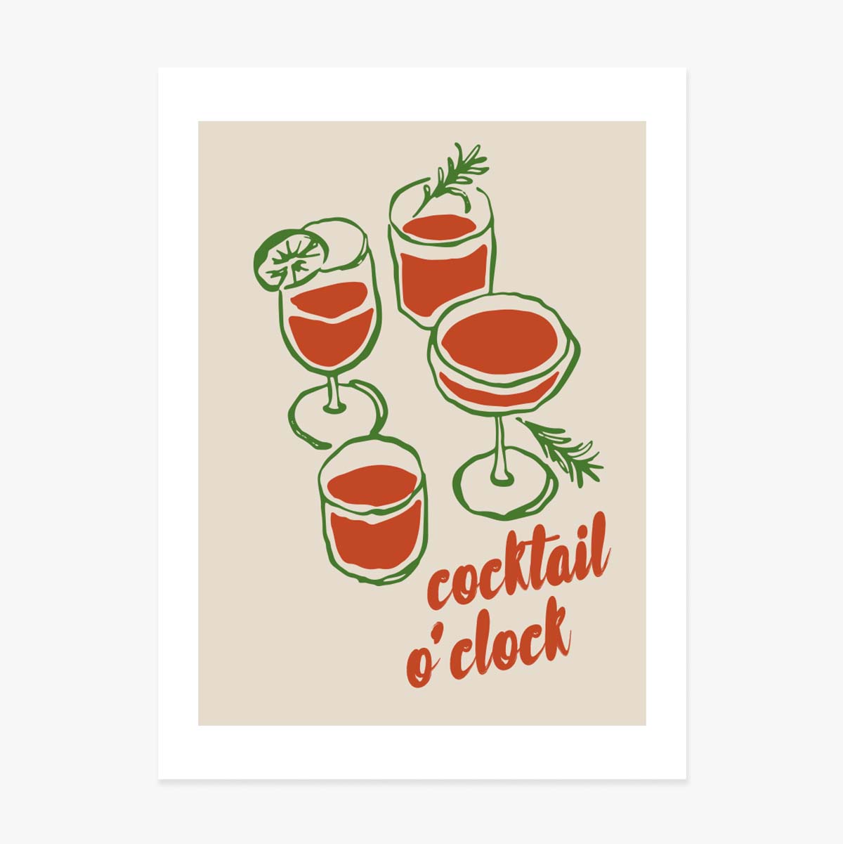 Poster Cocktail o