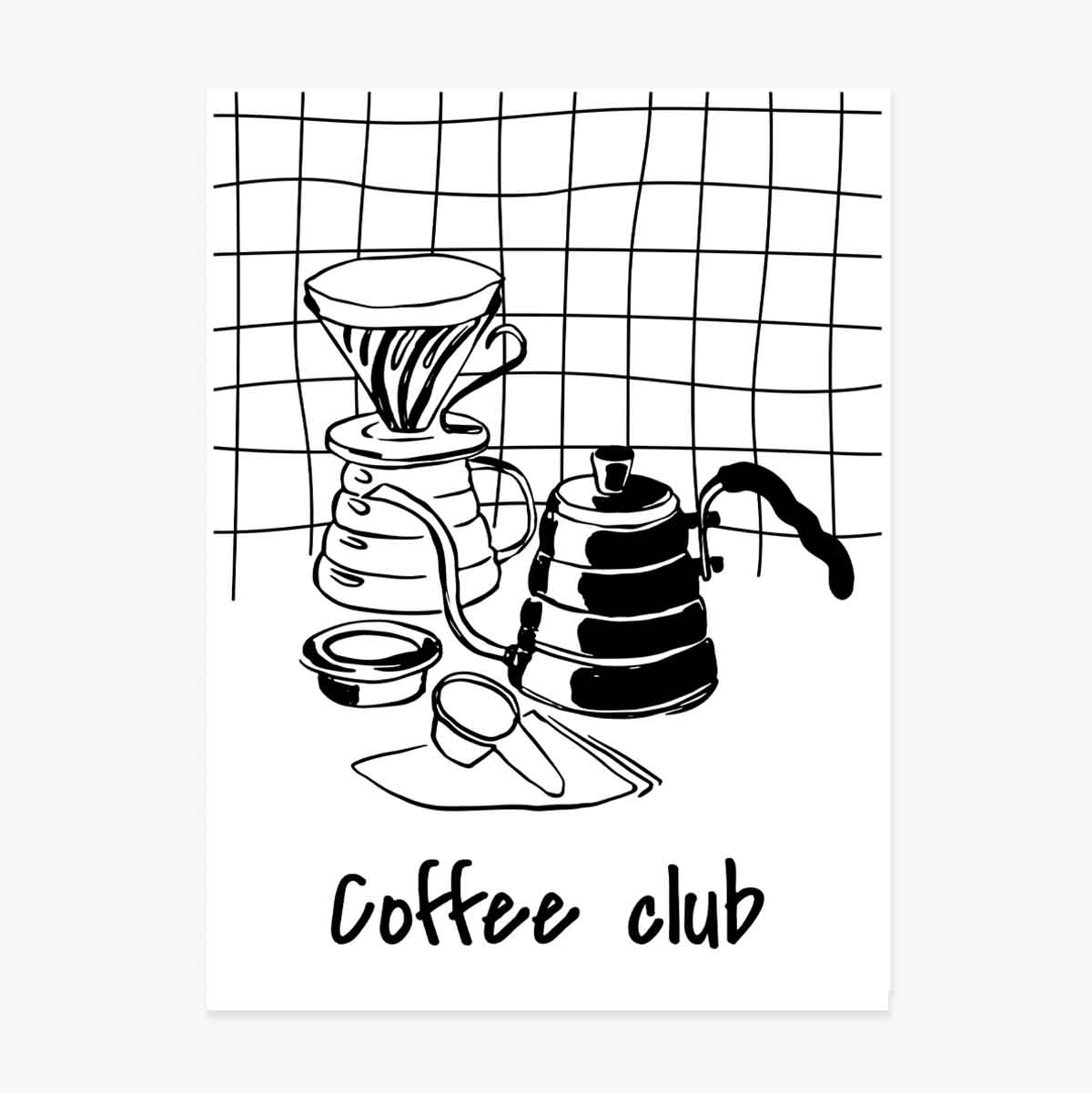 Coffee Club Poster