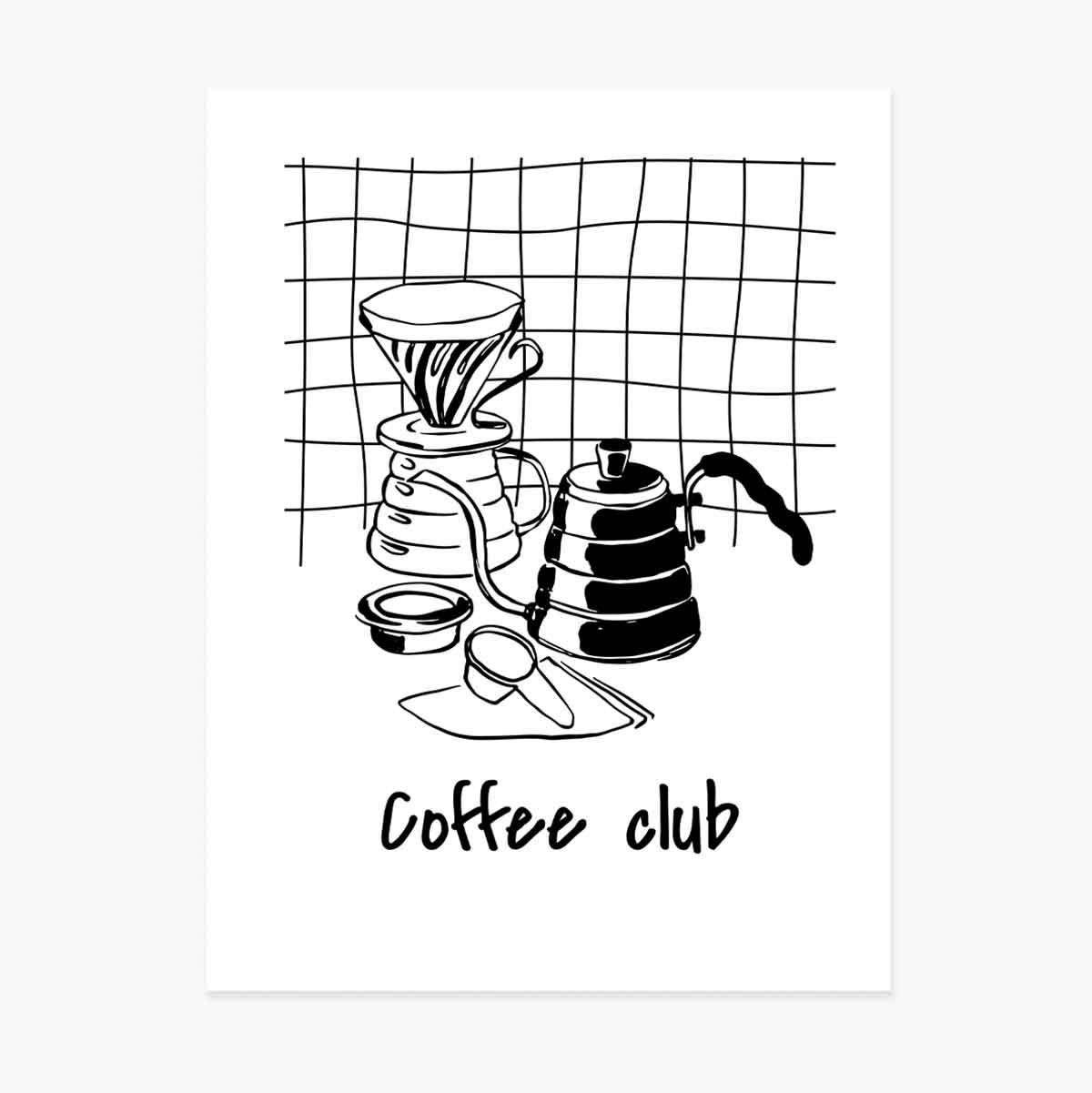 Coffee Club Poster