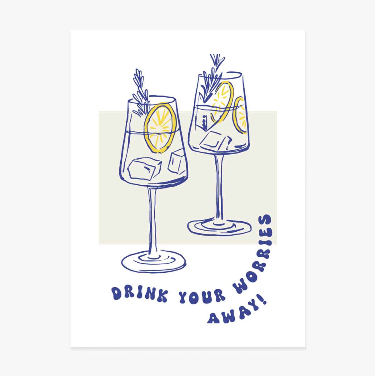 Poster Drink away
