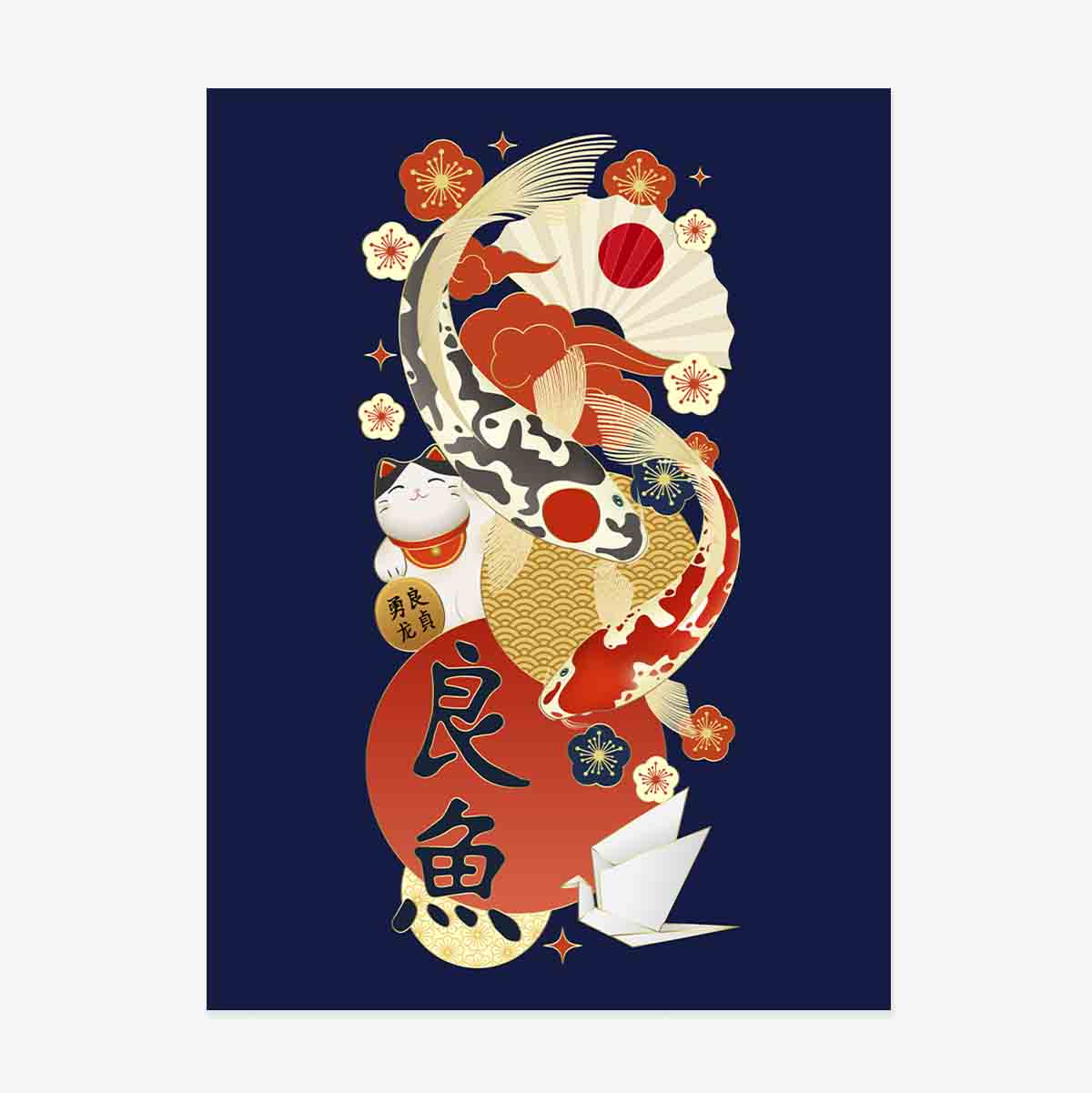 Japanese Elements Poster