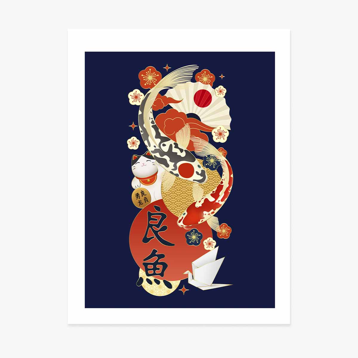 Japanese Elements Poster