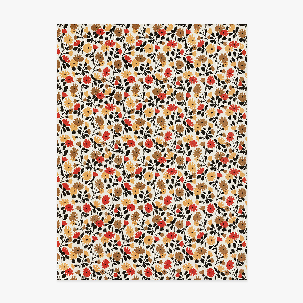 Red and Yellow Flowers Poster