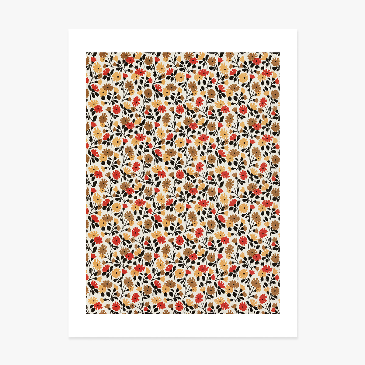 Red and Yellow Flowers Poster