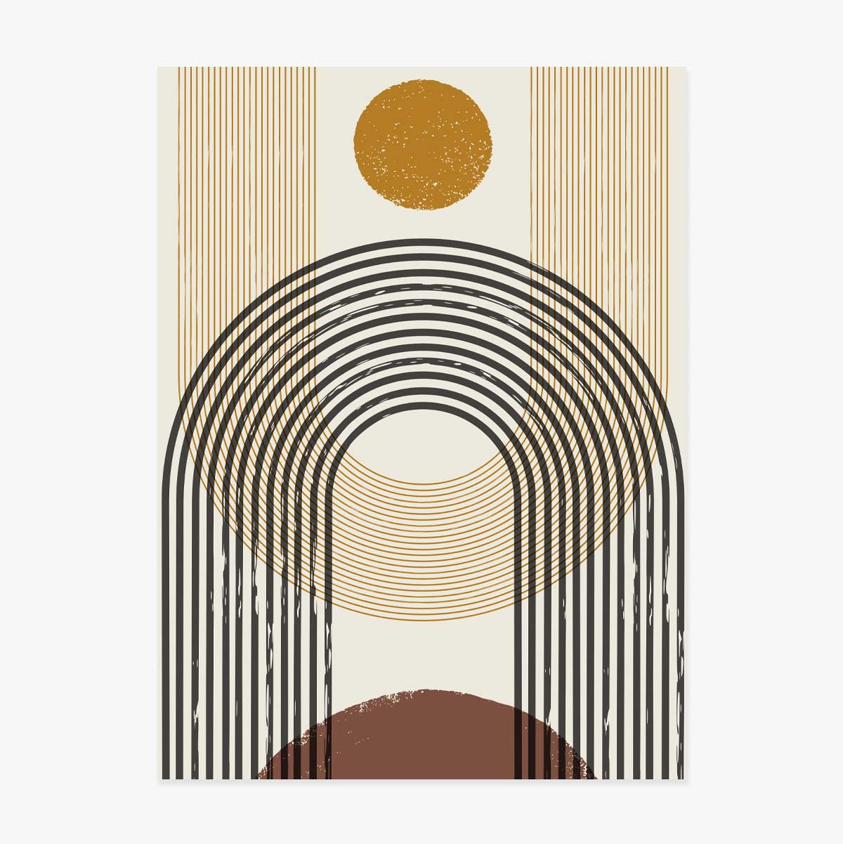 Poster Geometric shapes