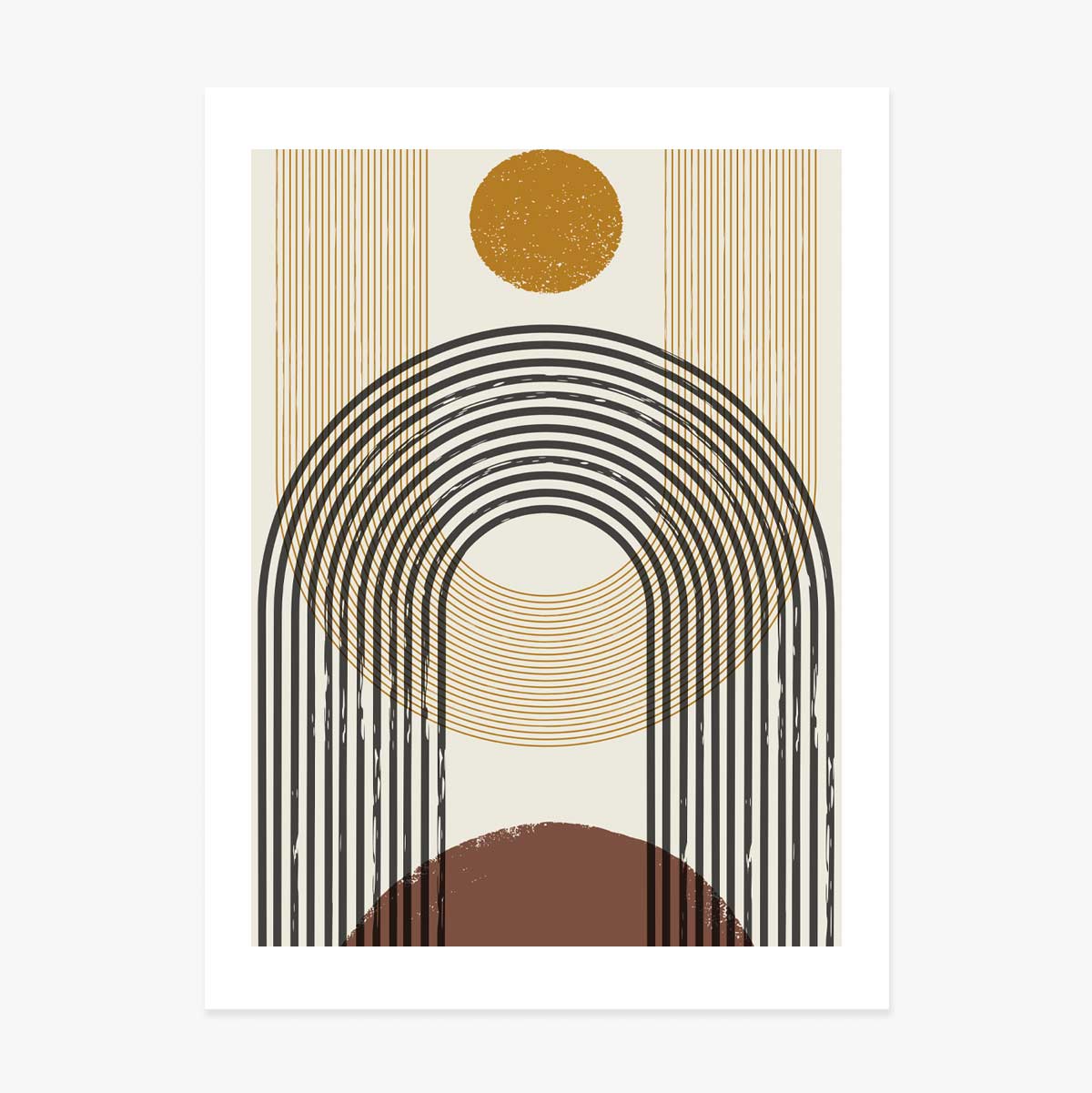 Poster Geometric shapes