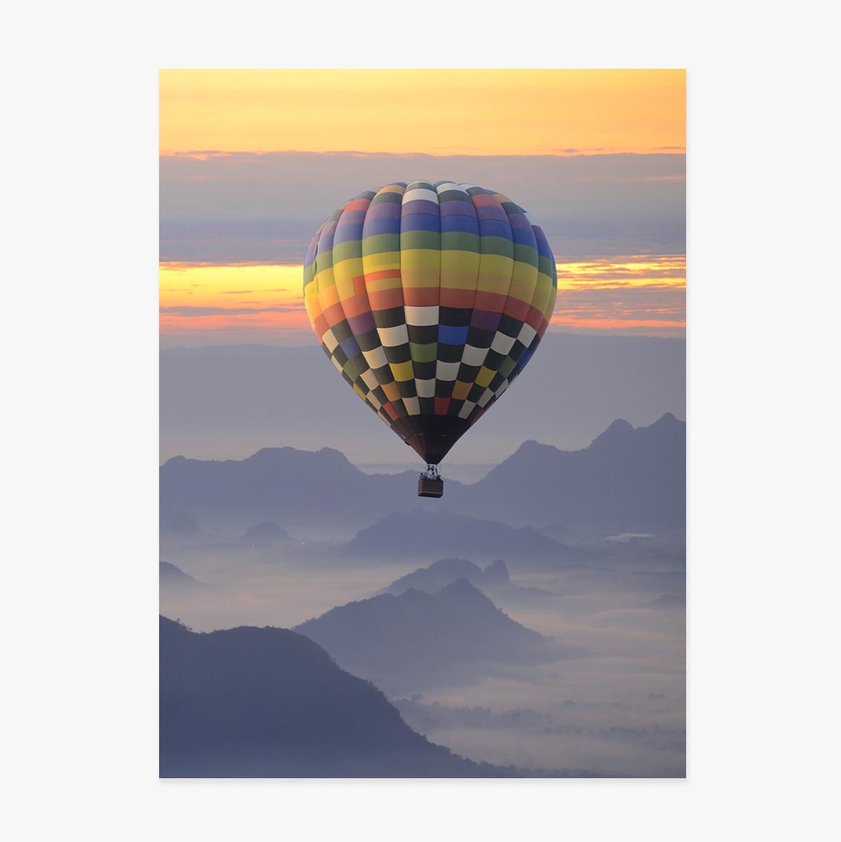 Hot Air Balloon Poster