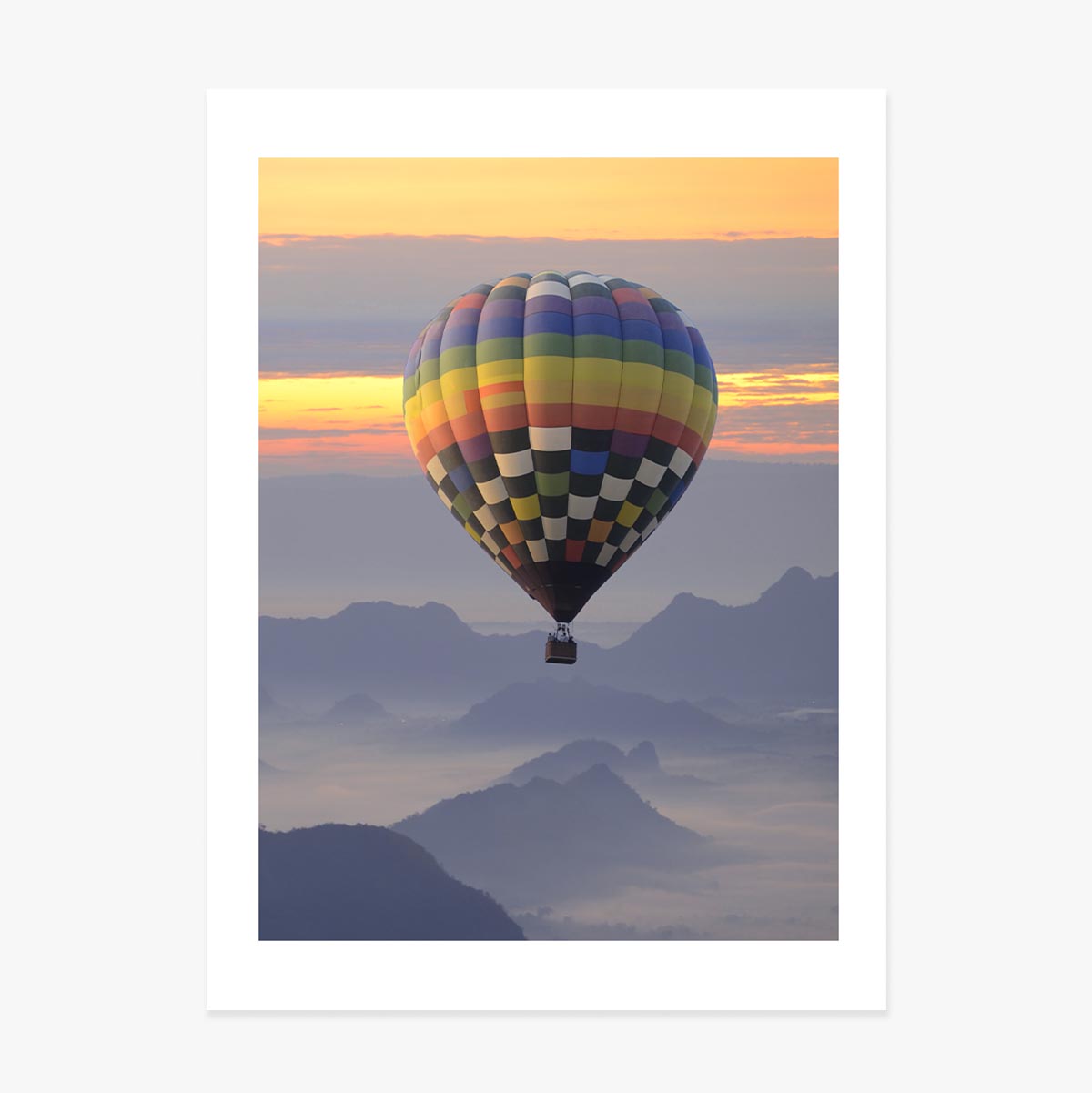 Hot Air Balloon Poster