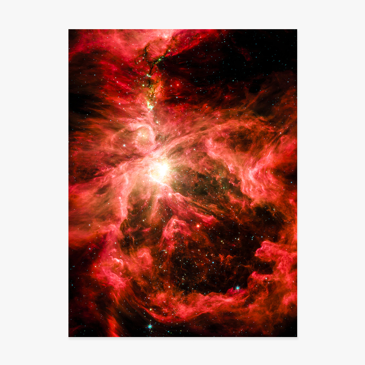Red Nebula Poster