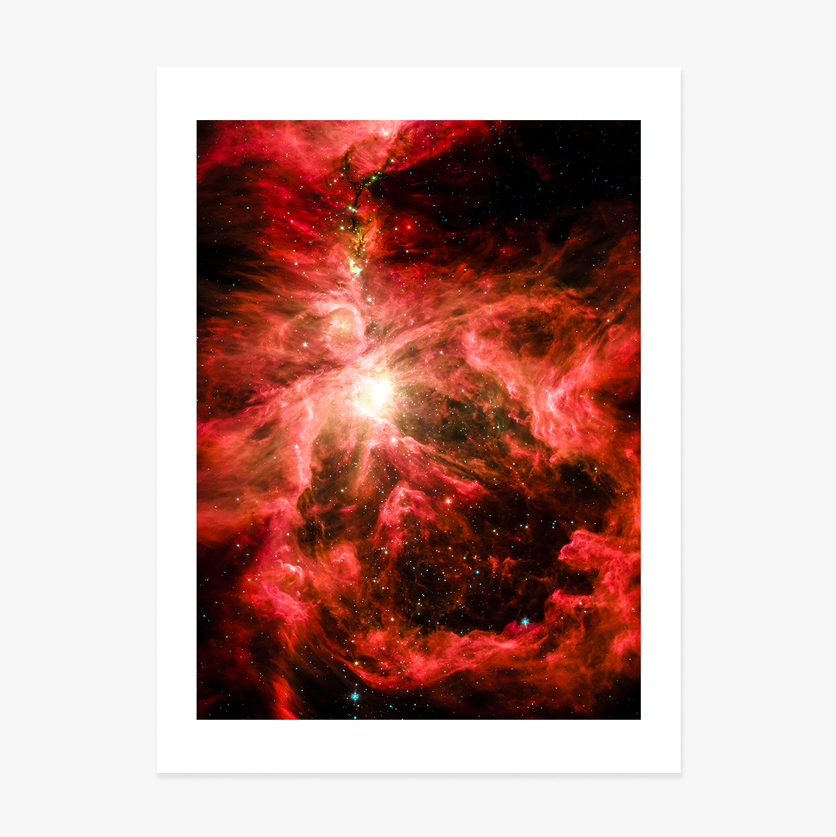 Red Nebula Poster