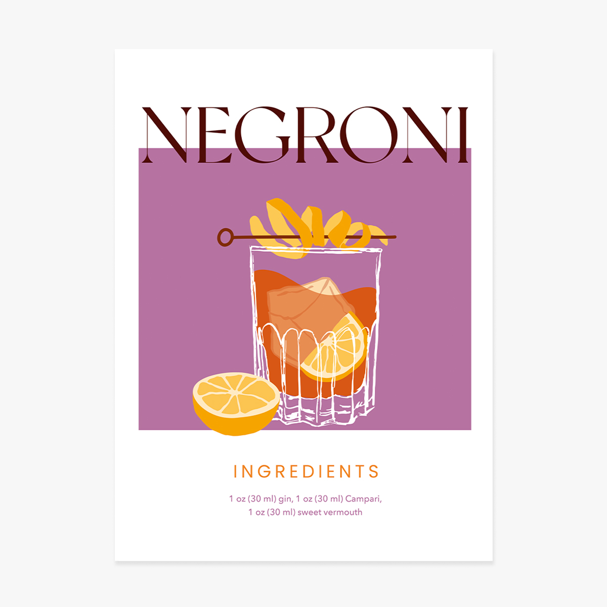 Negroni Poster