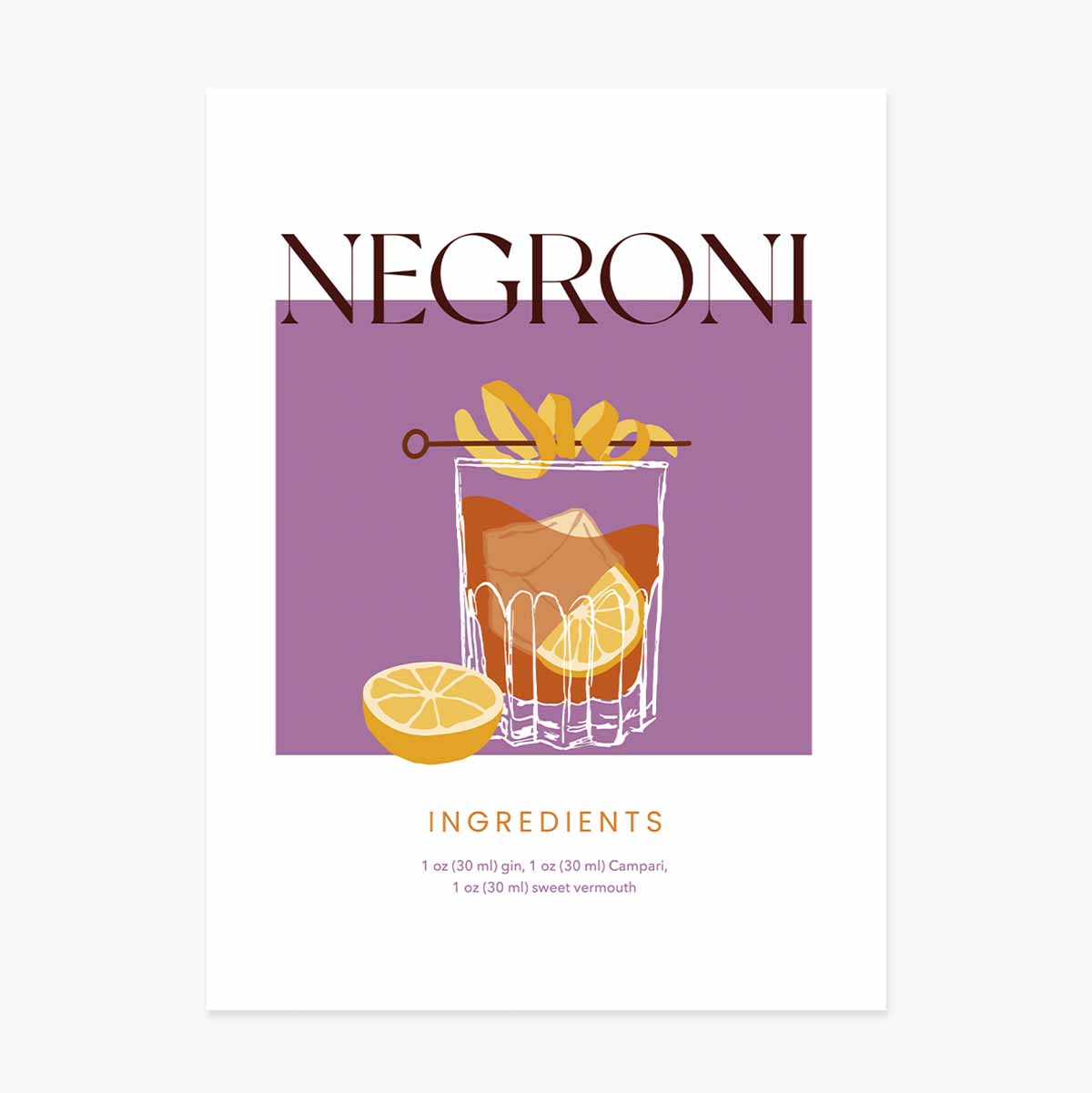 Negroni Poster