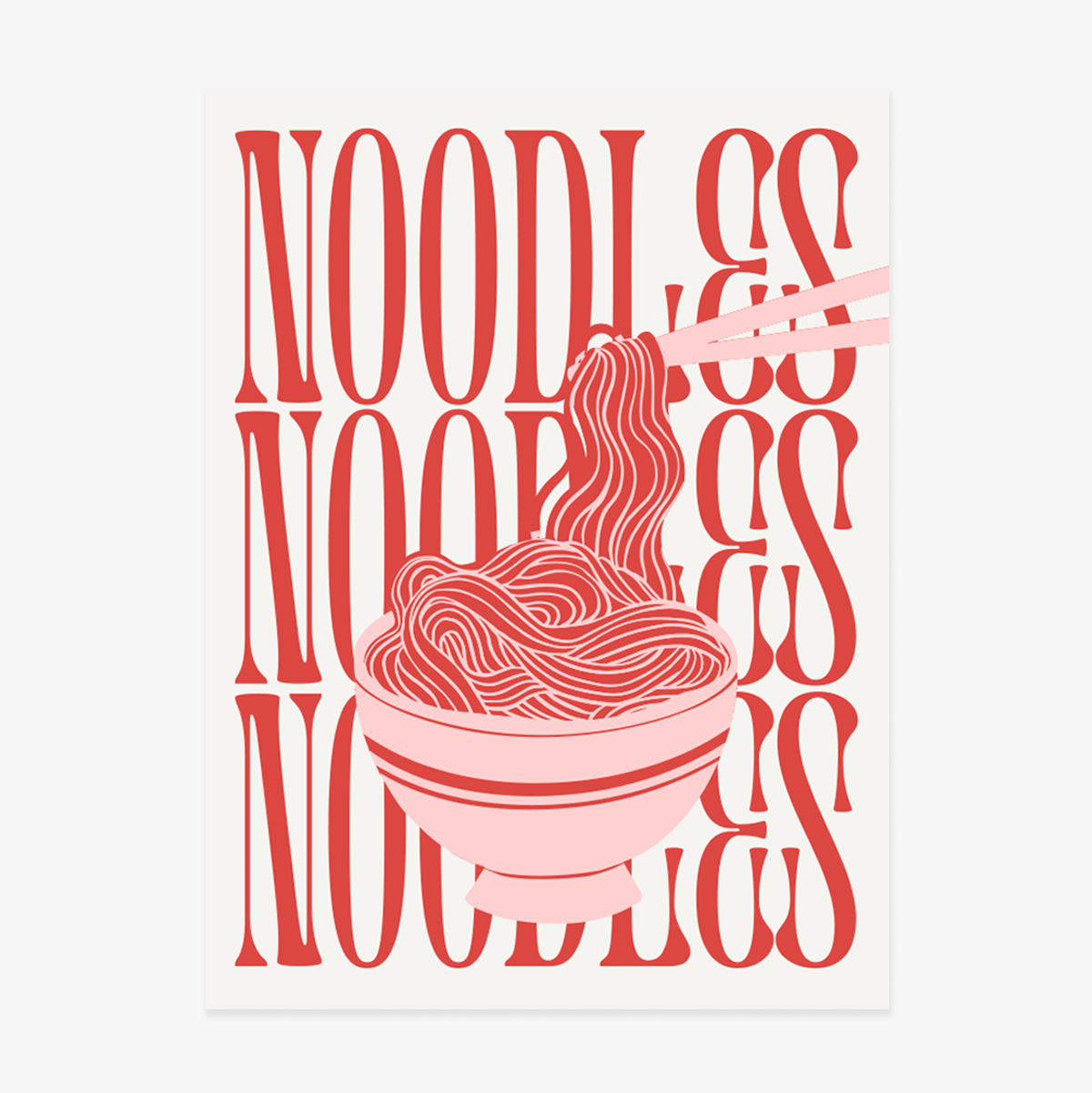 Noodles Lover Poster