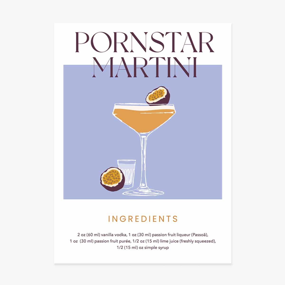 Pornstar Martini Poster
