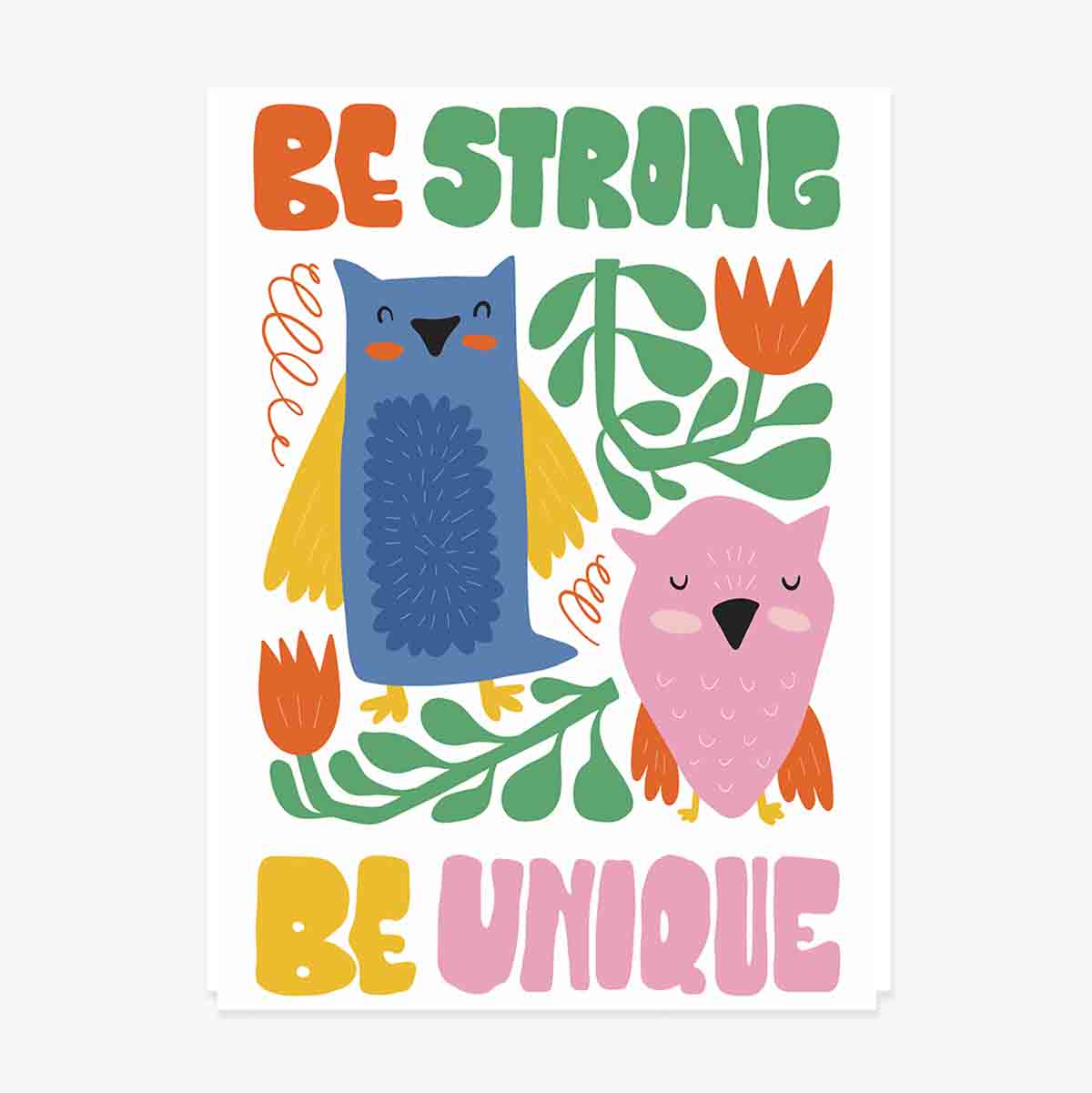 Strong & unique poster