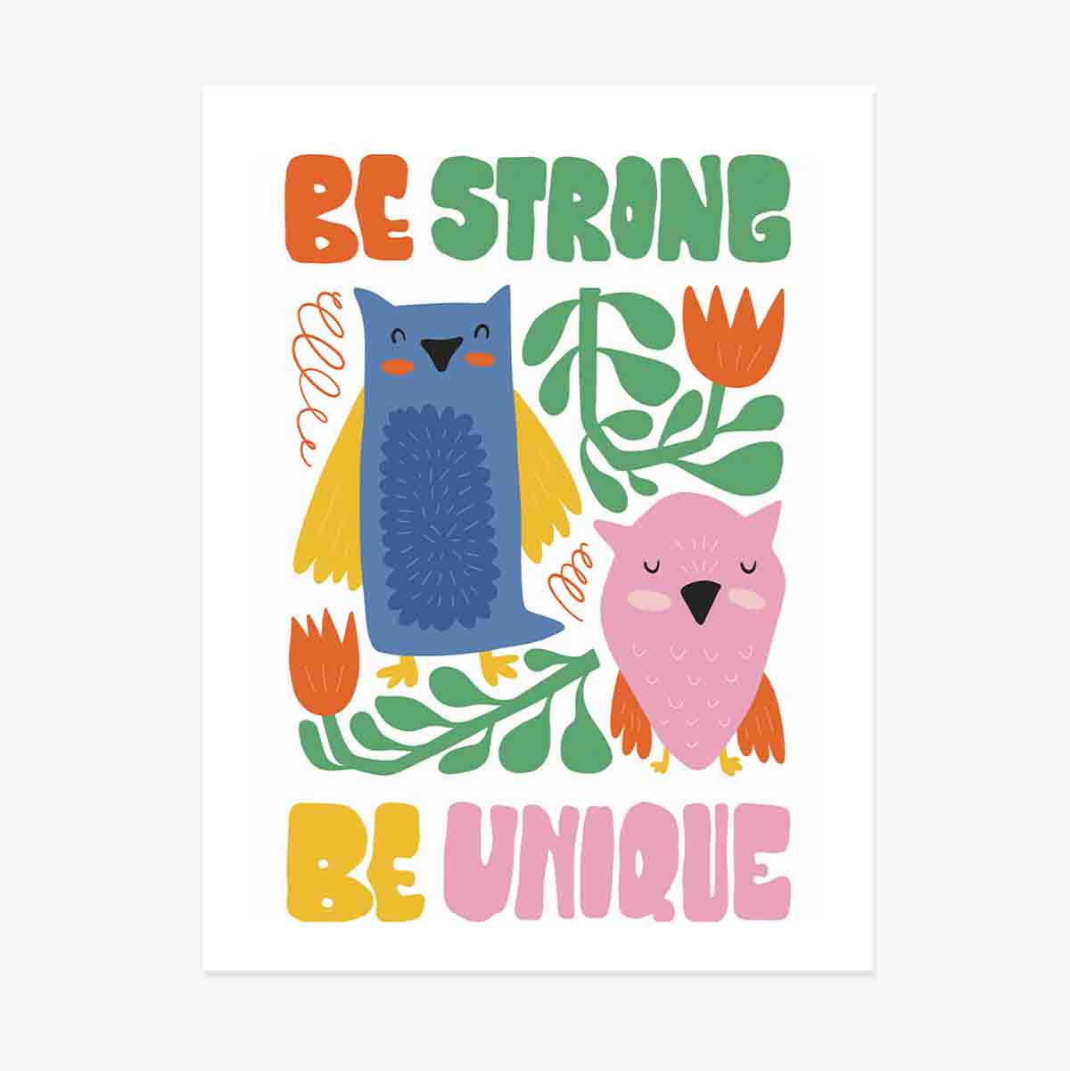 Strong & unique poster