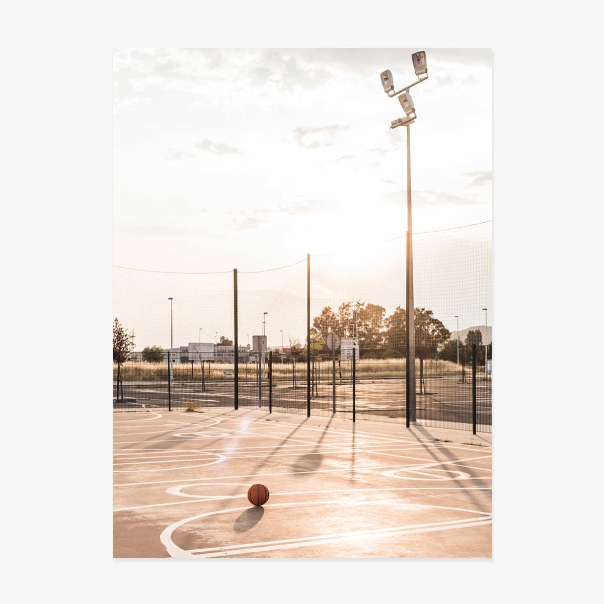 Basketball Court Poster