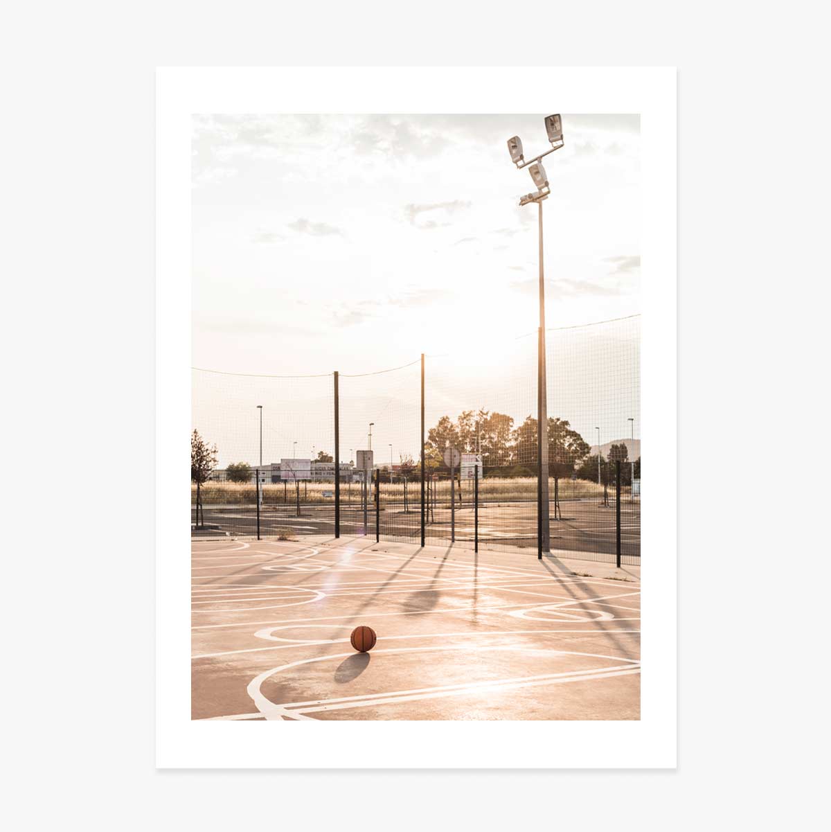 Basketball Court Poster