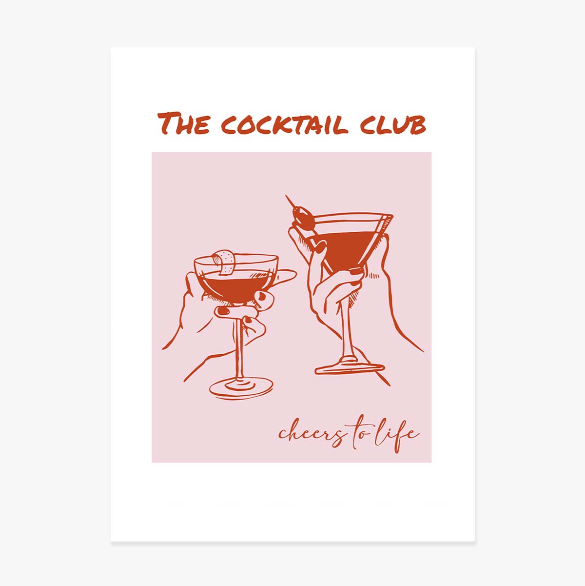 The Cocktail Club Poster