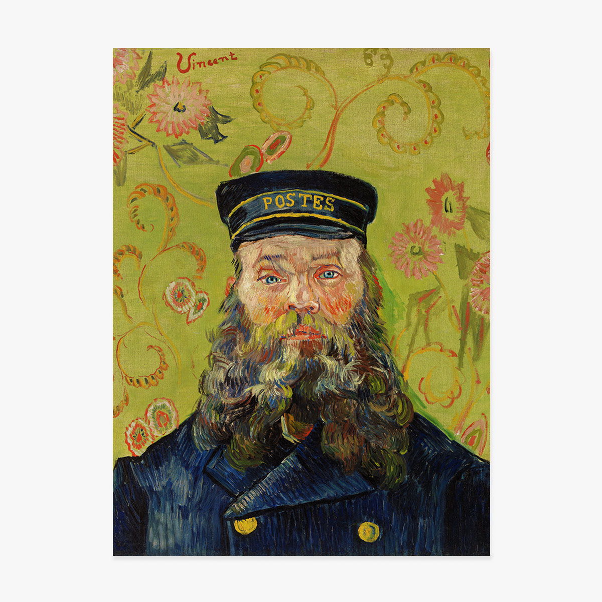 Poster Vincent van Gogh, Postman Joseph Roulin 1889