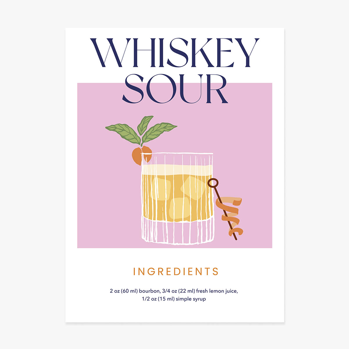 Whiskey Sour Poster