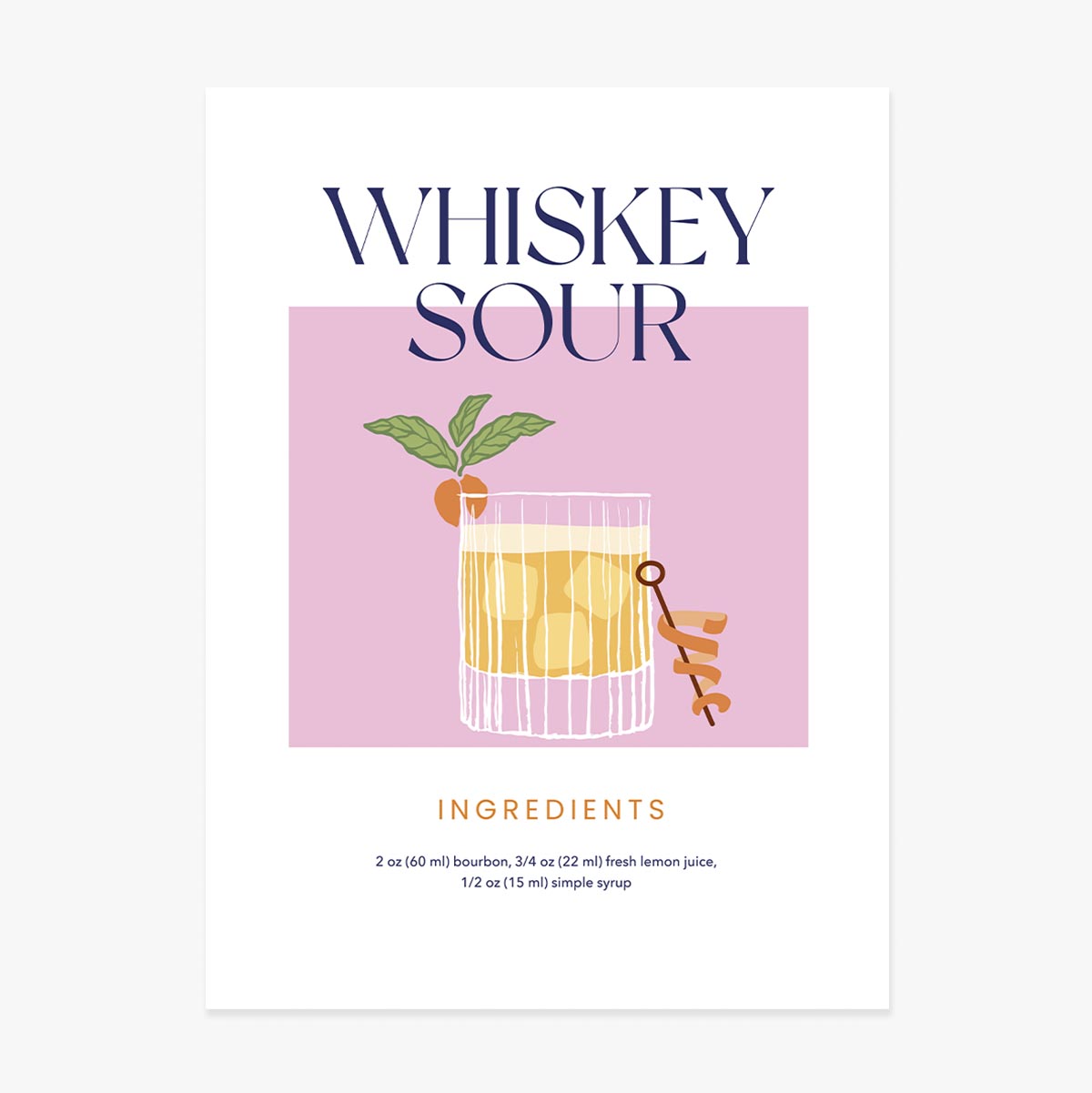 Whiskey Sour Poster